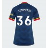 Arsenal Martin Zubimendi #36 Bortedrakt Kvinner 2026-27 Kortermet